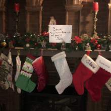 Christmas Stockings at lehmann House