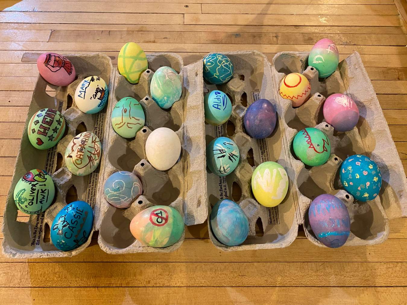 Dyed Easter Eggs