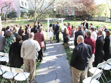 Weddings at Lehmann House Guests at the Ceremonty
