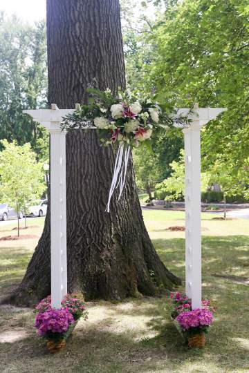 Wedding Arbor Weddings at Lehmann House