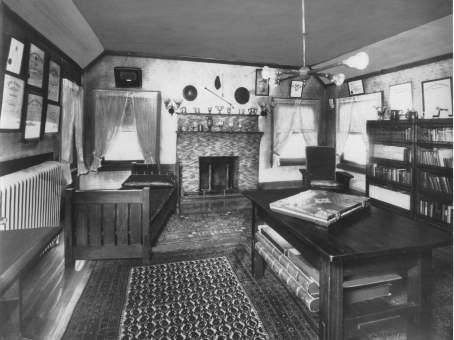 Lehmann House the Map Room Circa 1931