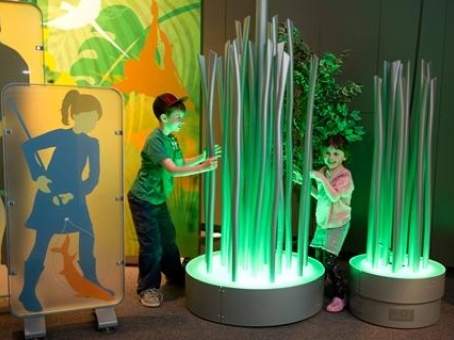 St Louis Science Center Stalagmites